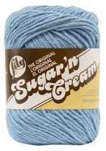 Lily Sugar&#39;n Cream Yarn Solids Light Blue 1 Pack of 3 Skeins - $23.48