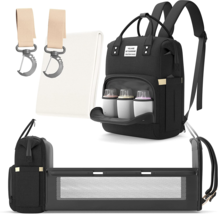 Multifunctional 3 in 1 Diaper Bag with Changing Station | Diaper Bag Backpack wi - £122.59 GBP