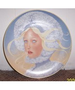 German Hutschenreuther Plate PRINCESS SNOWFLAKE Signed By Dolores Valenza - $94.62