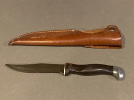 Vintage Cutco 1769 Serrated Fixed Blade Hunting Knife C78 W/ Original Sheath - £83.64 GBP