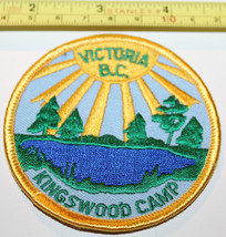 Girl Guides Victoria BC Kingswood Camp Canada Badge Label Patch - £8.54 GBP