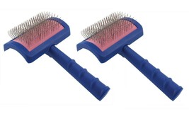 Blue Universal Slicker Brush Professional Dog Grooming Tool Choose Regul... - £20.03 GBP+