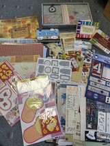 Scrapbooking Paper Large Lot of Supplies Stickers Embellishments NEW - €24,35 EUR