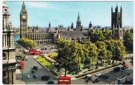 United Kingdom UK Postcard London Houses Of Parliament &amp; Square - £2.90 GBP