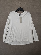 Sweaty Betty Easy Peazy Shirt Top Womens S White Bamboo Oversized NEW - £20.95 GBP