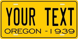 Oregon 1939 License Plate Personalized Custom Car Bike Motorcycle Moped Key tag - £8.78 GBP+
