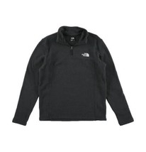 The North Face Men&#39;s Leo 1/4 Zip Sweater Fleece Jacket Black Heather Med... - £43.86 GBP