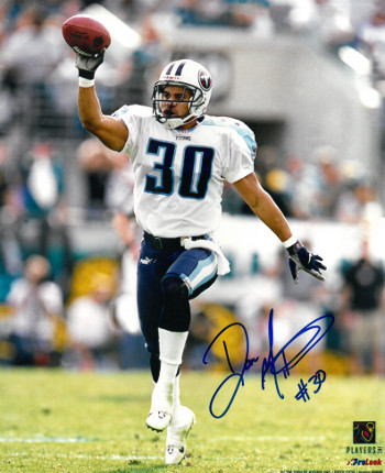 Donald Mitchell signed Tennessee Titans 8x10 Photo #30 (white jersey dance) - $15.00