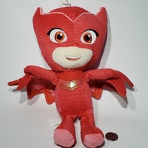 PJ Masks Red Owlette Action Figure Superhero Plush 12&quot; 2017 Frogbox Fiesta - £3.70 GBP