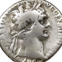 TRAJAN Rare Rome mint. Standards, Legionary Eagle Roman Silver Tetradrachm Coin - $217.55