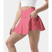 Halara Everyday Cloudful Air 2-in-1 Cool Touch Tennis Skirt-Marvelous Pink XS - £15.37 GBP