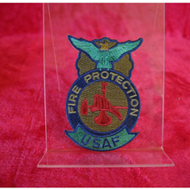 USAF Fire Protection Patch - US Air Force - £11.68 GBP