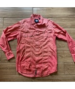 RU Pink Pearl Button Western Rodeo Cowgirl Shirt Size Medium Men’s - £27.56 GBP