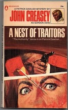 John Creasey: A Nest Of Traitors - Paperback ( Ex Cond.) - $12.80