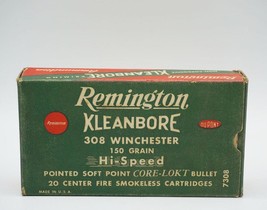 Remington Dupont 308 Winchester Cartouche Vide Boite - £32.33 GBP