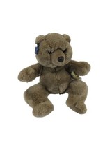 1987 Applause 12047 Mackintosh Soft Brown Teddy Bear Stuffed Animal Plush - £17.44 GBP