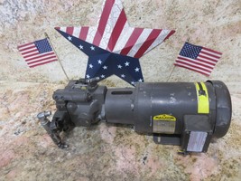 BALDOR PARKER HYDRAULIC OIL PUMP MOTOR 35A17-87 56C PAVC16102R26T-10 HIT... - $881.26