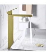 Vland Stylish Luxury Single Handle One Hole Brass Bathroom Vessel Sink F... - $94.78 CAD