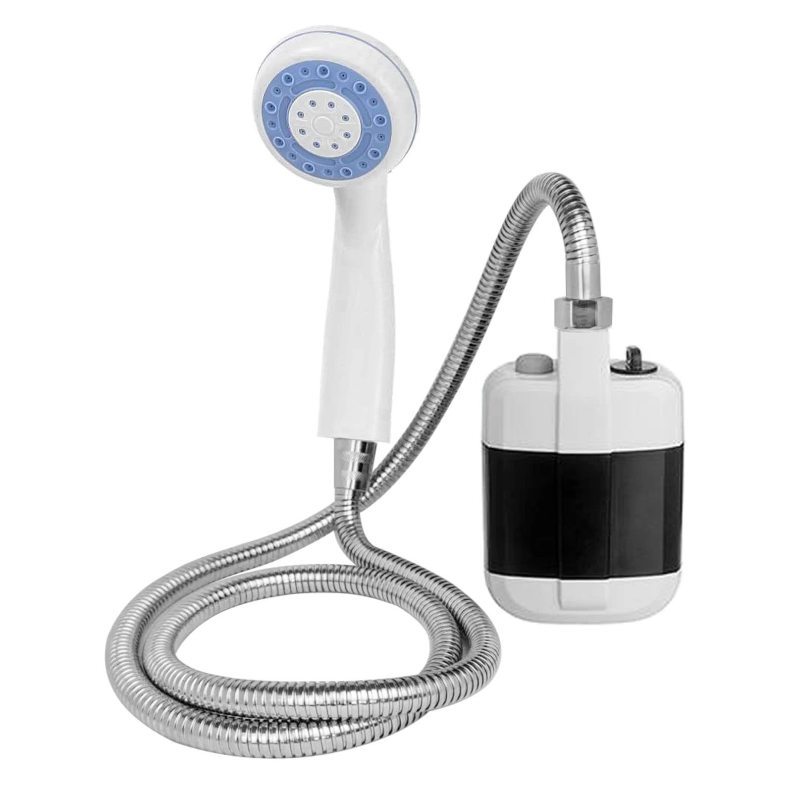 Portable Camping Shower Rechargeable Shower Head Bathing 3.7V Pump 4.9ft... - £23.53 GBP+