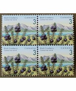 Canada  3 cent stamp Block 1992-1998  MNH Black Crowberry  #1351 SG1462 - €0,77 EUR