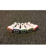 New Ultra Compact Dual USB Car Charger 2.1 Amp &amp; 1 Amp Assorted LED Colors - €10,83 EUR