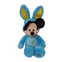 Disney Blue Easter Mickey Mouse Marshmallow Plush Stuffed Animal Soft To... - $59.99