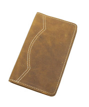 Vagarant Traveler Full Grain Leather Credit Card Cash Holder A710-3VB - £27.89 GBP