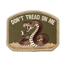 Don&#39;t Tread On Me Morale Patch - Multicam 3&quot; x 2.35 Hook + Loop Backing - $12.67