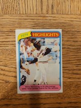 1980 Topps Baseball Card | 1979 Highlights Willie McCovey | #2 - £2.20 GBP