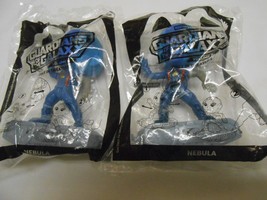 2 NEW Guardians of the Galaxy Marvel McDonalds Figurine Toys #2 Nebula Star-Lord - £7.31 GBP