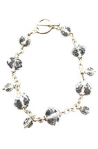 Swarovski Bracelet Crystal Beads Chain Sterling Silver 925 Antiques Women&#39;s - £235.98 GBP