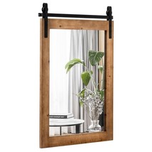 30 x 22 Inch Rustic FarmHouse Wall Mounted Bathroom Mirror - £166.10 GBP