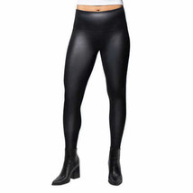 Jane and Bleecker Ladies&#39; Size Large, Faux Leather Legging, Black - £19.67 GBP