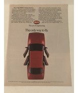 1985 Audi 5000CS Turbo Quattro Car Vintage Print Ad Advertisement pa12 - £5.17 GBP