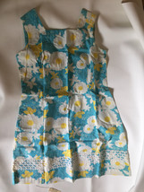 18.5 Vintage 1960s Dash-About Cotton Rayon Summer Dress NEW - £56.54 GBP