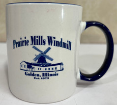 Prairie Mills Windmill Golden Illinois Coffee 4&quot; Mug - £11.43 GBP