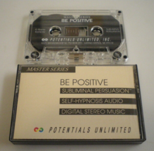 BE POSITIVE Barrie Konicov POTENTIAL UNLIMITED Subliminal Hypnosis CASSE... - $13.99