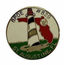 St. Augustine Florida Elks Lodge 829 Benevolent Protective Order Enamel ... - £6.22 GBP