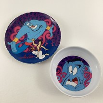 Disney Aladdin Genie Plate Bowl Toddler Dishes Lot Child Dinnerware Zak ... - $23.71