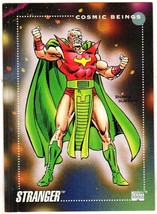 1992 Marvel Cosmic Beings Stranger Trading Card #158 EUC Sleeved Ornate ... - $2.75