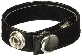 Leather 3 Snap Ring Adjustable Multi Purpose Ring - $221.25 MXN