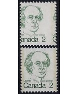 Canada - 587 Misperf Error / EFO &quot;Sir Winfrid Laurier&quot; Mint NH - $554.45 MXN