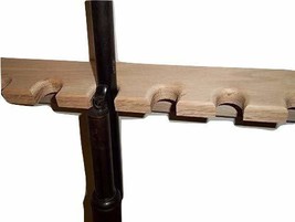 handmade Oak Closet Gun Rack - Single Barrel Model 2 Pack - £78.10 GBP