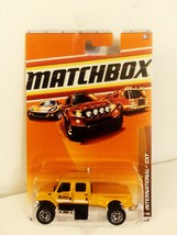 Matchbox 2010 #47 Yellow International CXT Construction Series Mint On Card - $14.99