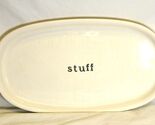 Stoneware Stuff Oval Serving Platter Dinnerware - $21.77