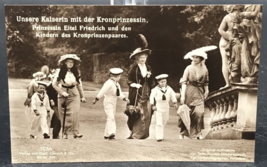 c1910 RPPC Duchess Sophia Charlotte of Oldenburg w/ Children Real Photo Postcard - £9.58 GBP