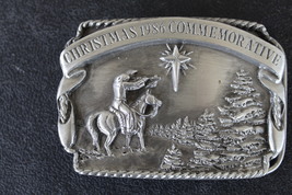 1986 Christmas Commemorative belt buckle- NEW - $34.95