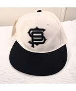 SOUTHPOLE Black White Hat Skater Ball cap SnapBack embroidered logo READ - $22.00