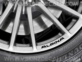 BMW Alpina Logo Wheel Rim Decals Kit Stickers Premium Quality M4 M3 M5 X3 X5 X6 - £9.55 GBP