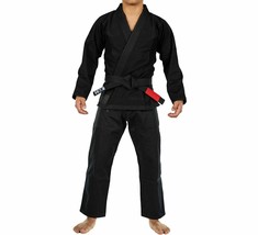 New Fuji Sports Elemental Mens Brazilian Jiu Jitsu Gi Jiu-Jitsu BJJ - Black - £94.26 GBP